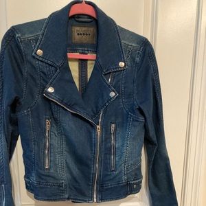 BLANK NEW YORK denim moto jacket